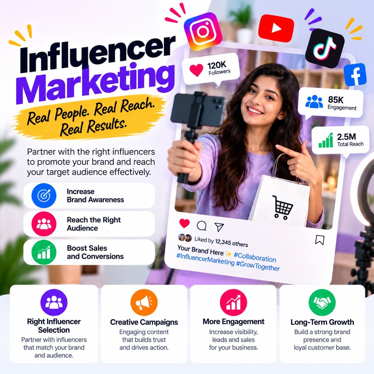 Influencer Marketing Services by Shriharsh for Brand Promotion, Audience Engagement, and Business Growth